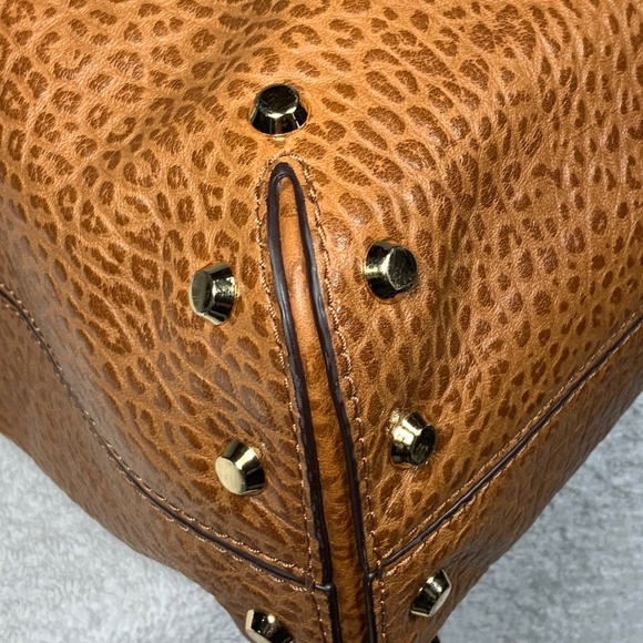 Michael Kors Studded Leather Carryall Tote Shoulder - Picture 12 of 16